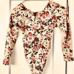 Vintage Floral Unitard